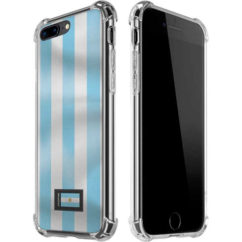 Argentina Soccer Flag iPhone 7/8 Plus Clear Case